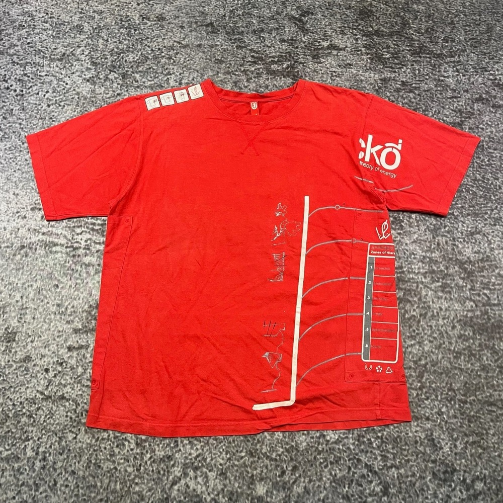 Ecko UNLTD Complex T Shirt Mens Large Red Vintage Y2K Rhino Streetwear‎